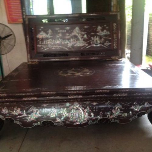 Phản, Giường Gỗ Lâm Sâm LS111