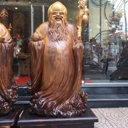 Tượng Gỗ Phong Thủy Lâm Sâm LS149