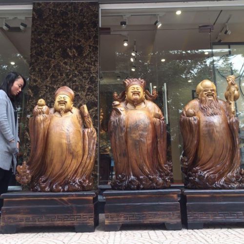 Tượng Gỗ Phong Thủy Lâm Sâm LS150