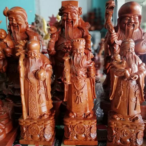 Tượng Gỗ Phong Thủy Lâm Sâm LS36