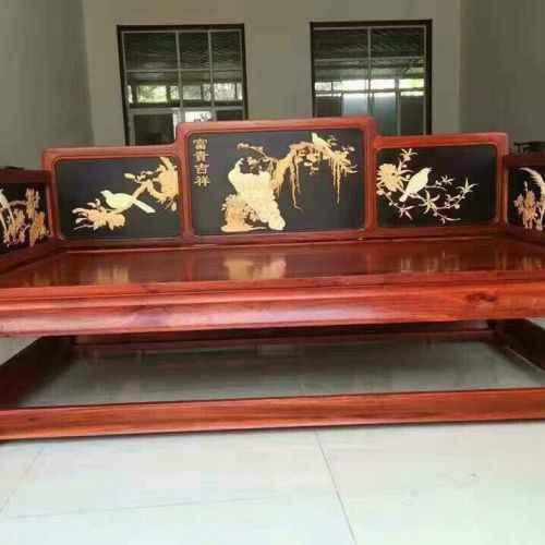 Phản, Giường Gỗ Lâm Sâm LS93