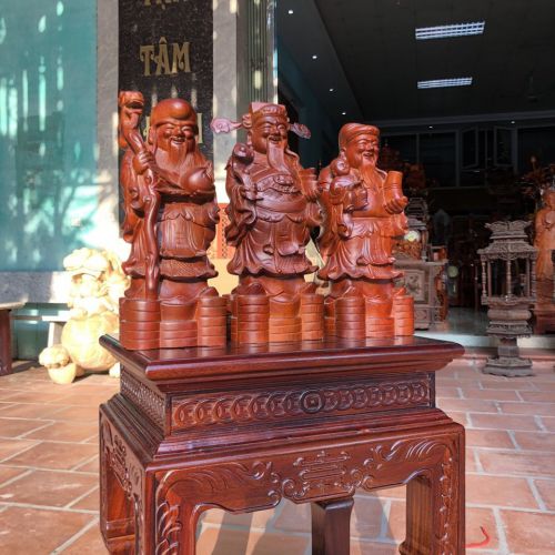 Tượng Gỗ Phong Thủy Lâm Sâm LS558