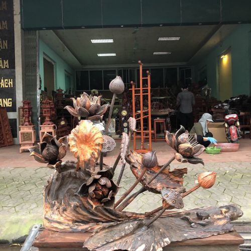 Tượng Gỗ Phong Thủy Lâm Sâm LS594